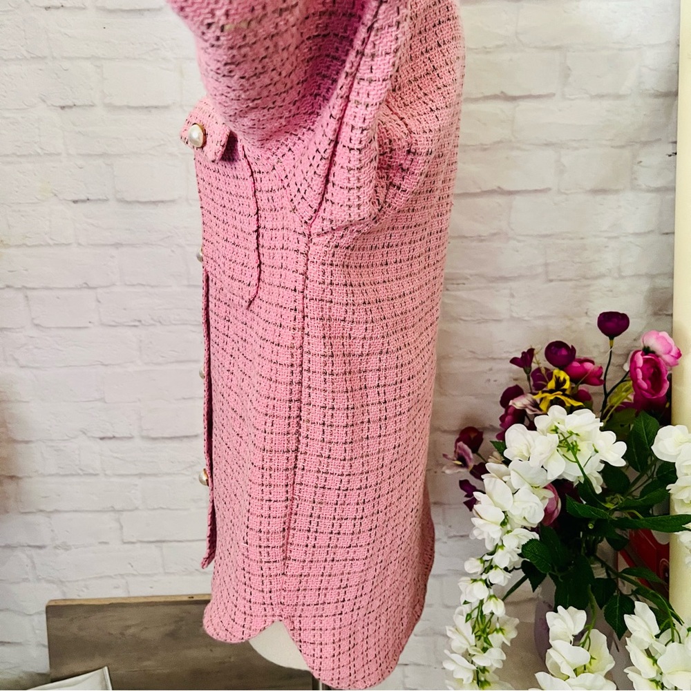 Pink Tweed Shacket - Picture 10 of 13